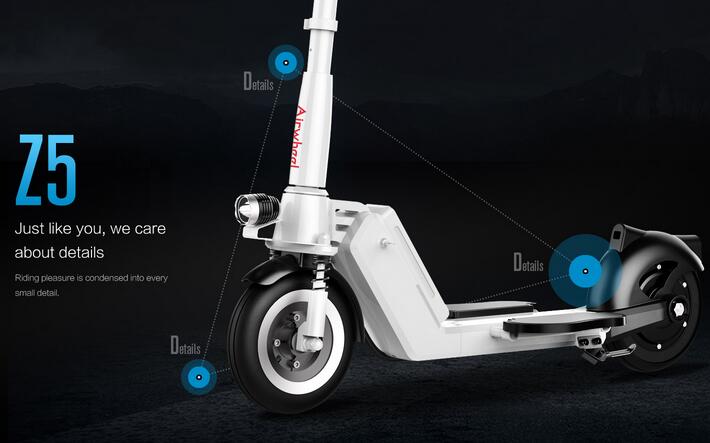 Purchasers swoon over Airwheel Z5 standing up electric scooter.