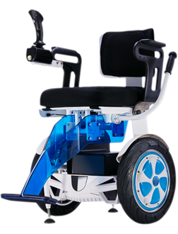 A6S self-balancing wheelchair installs alterable handlebar, automatic kickstand and intelligent LED lights.